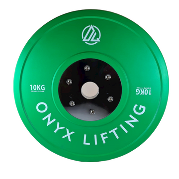 2 x 10kg Onyx Competition Bumper Plates