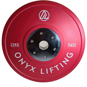 2 x 25kg Onyx Competition Bumper Plates