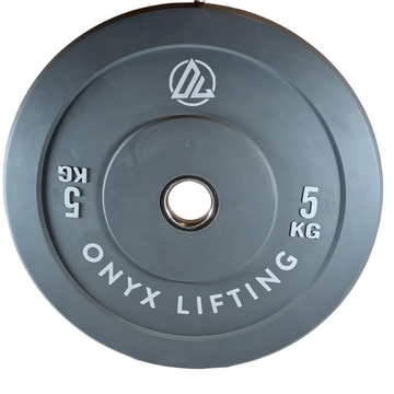 2 x 5kg Onyx Coloured Bumper Plates