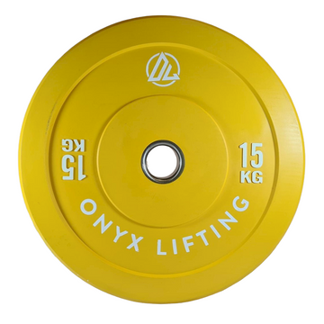 2 x 15kg Onyx Coloured Bumper Plates