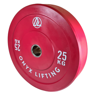 2 x 25kg Onyx Coloured Bumper Plates