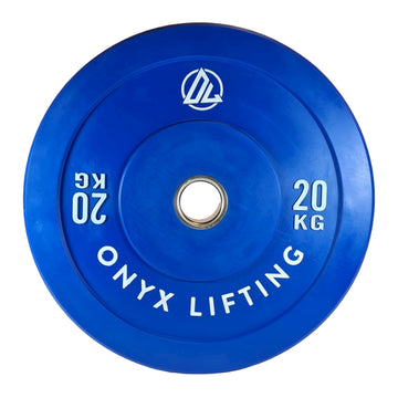 2 x 20kg Onyx Coloured Bumper Plates